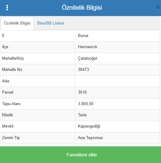 BURSA HARMANCIK ÇATALSÖĞÜT MAH. 3.800M² TARLAMIZ SATILIK - BURSA HARMANCIK fotoğraf 5